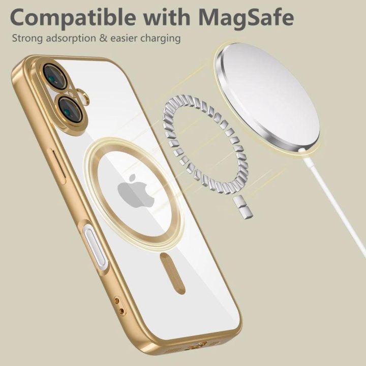 iPhone 16 dėklas – Aukso spalvos