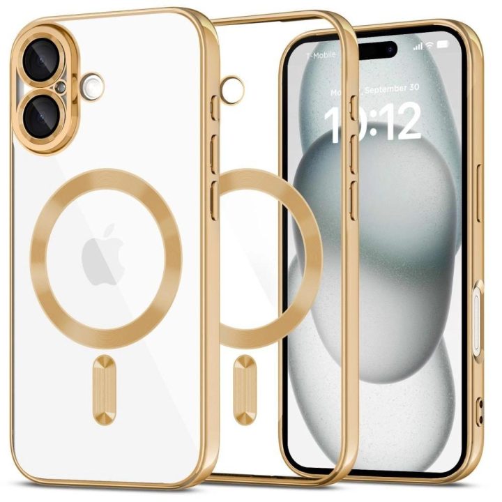 iPhone 16 dėklas – Aukso spalvos
