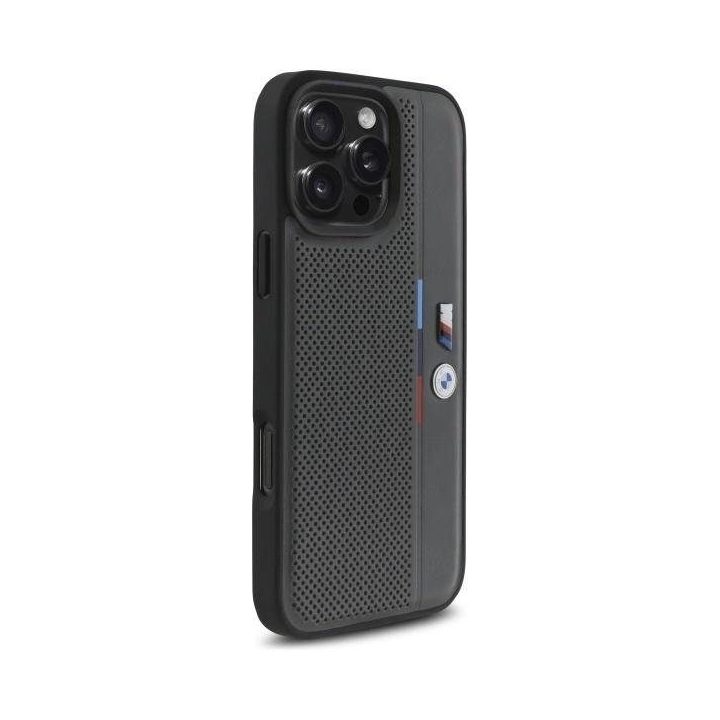 BMW M Detail Line“ iPhone 16 Pro Max“ dėklas - tamsiai pilkas