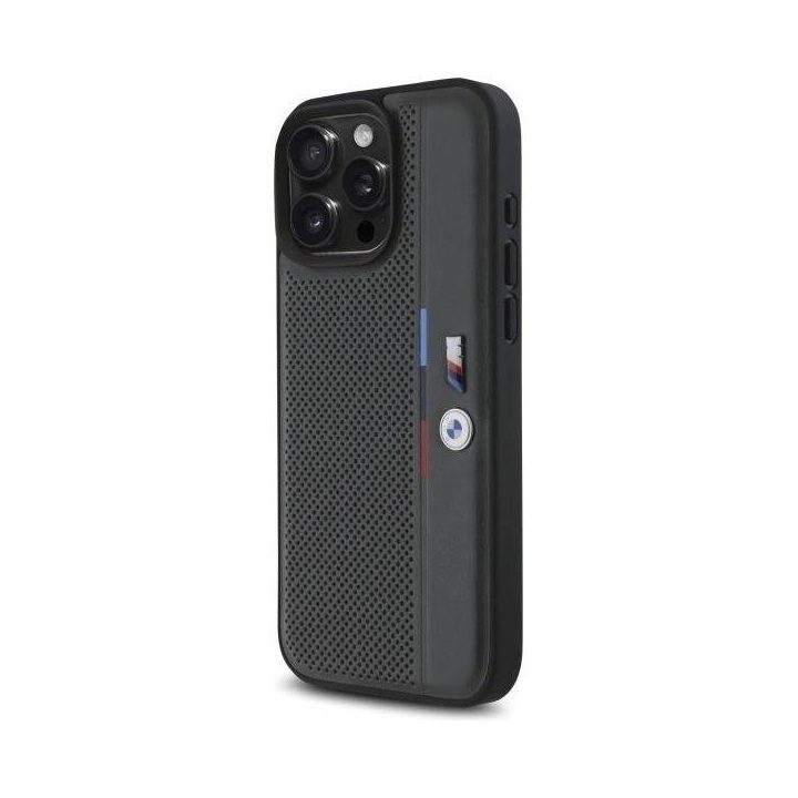 BMW M Detail Line“ iPhone 16 Pro Max“ dėklas - tamsiai pilkas