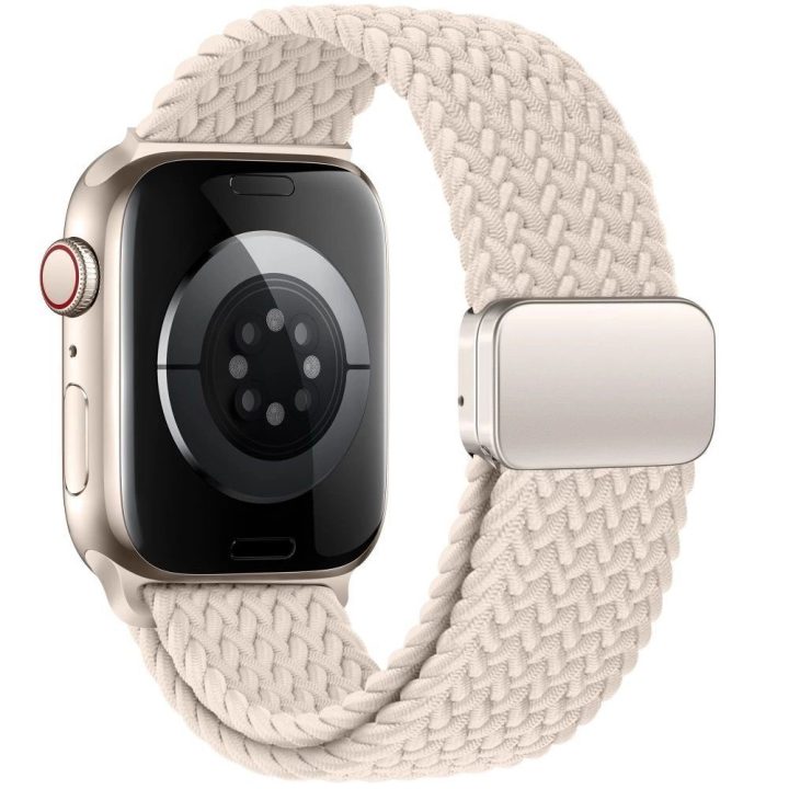 juosta Apple Watch 4 / 5 / 6 / 7 / 8 / 9 / SE / Ultra 1 / 2 (42 / 44 / 45 / 49 mm)“ – smėlio spalvos