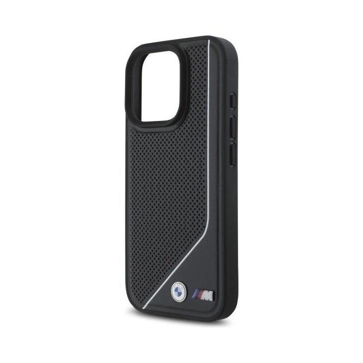 BMW M MagSafe dėklas iPhone 16 Pro - juodas
