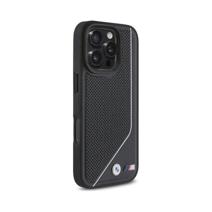 BMW M MagSafe dėklas iPhone 16 Pro - juodas