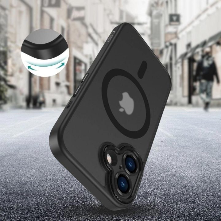 iPhone 16 dėklas – pusiau permatomas