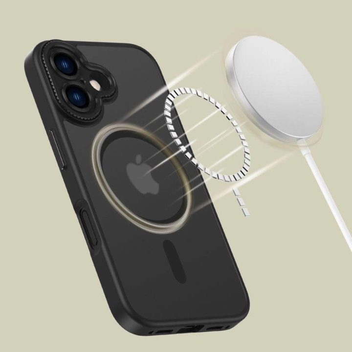 iPhone 16 dėklas – pusiau permatomas