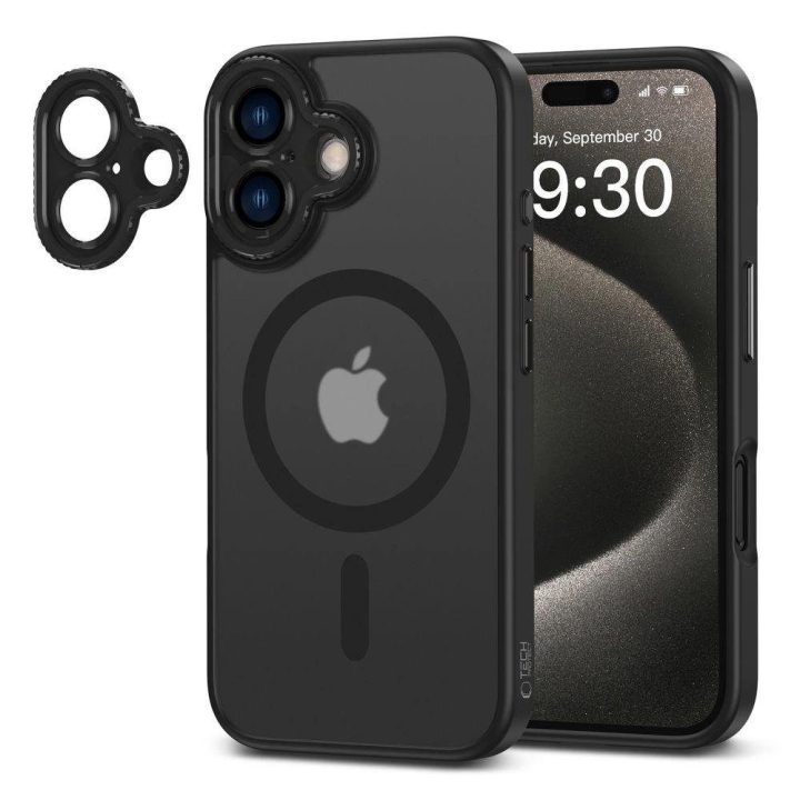iPhone 16 dėklas – pusiau permatomas