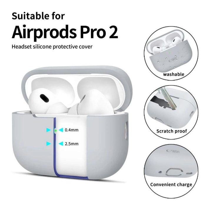 Cover for Apple AirPods Pro 1 / 2 - Gray