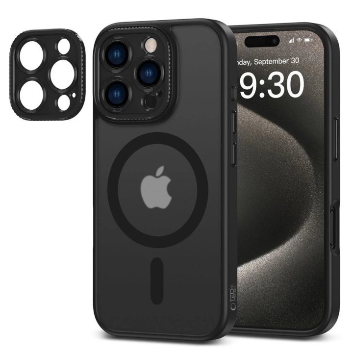 MagSafe dėklas iPhone 16 Pro, pusiau permatomas