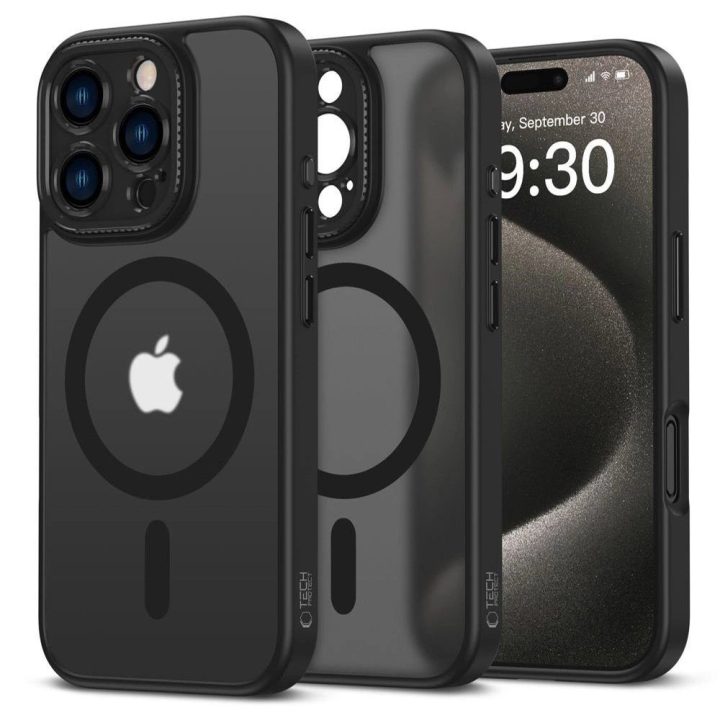 iPhone 16 Pro Max dėklas - pusiau permatomas