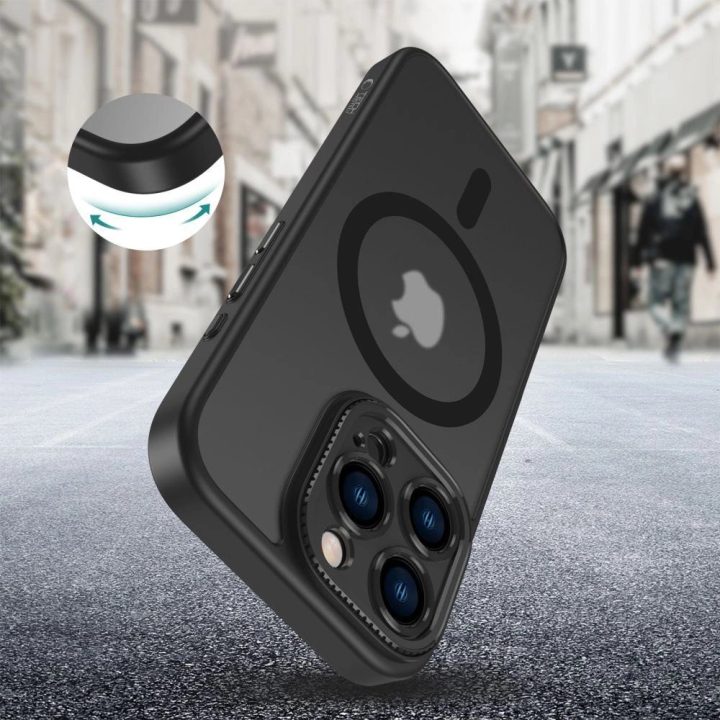 iPhone 16 Pro Max dėklas - pusiau permatomas