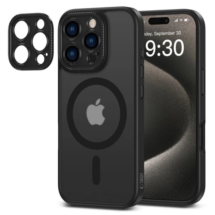 iPhone 16 Pro Max dėklas - pusiau permatomas