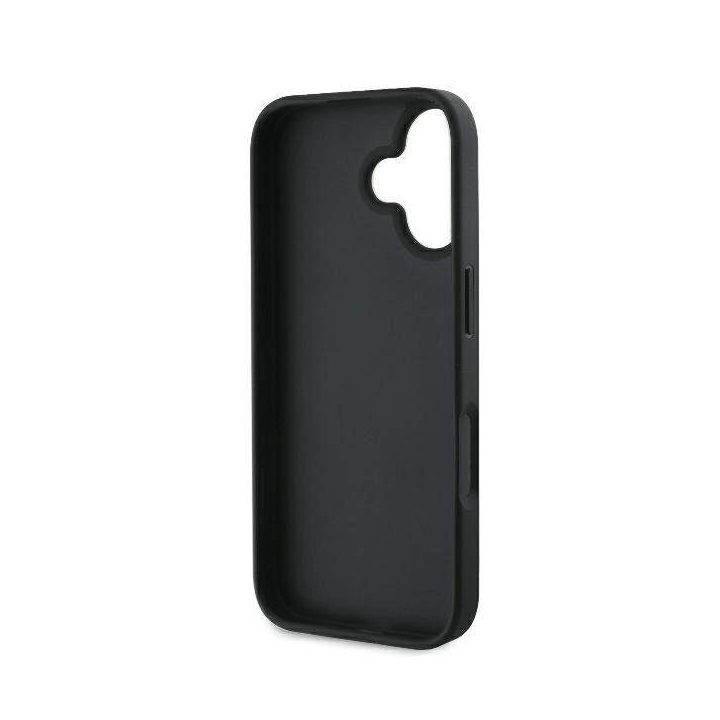 Guess 4G Big Logo iPhone 16 dėklas - juodas
