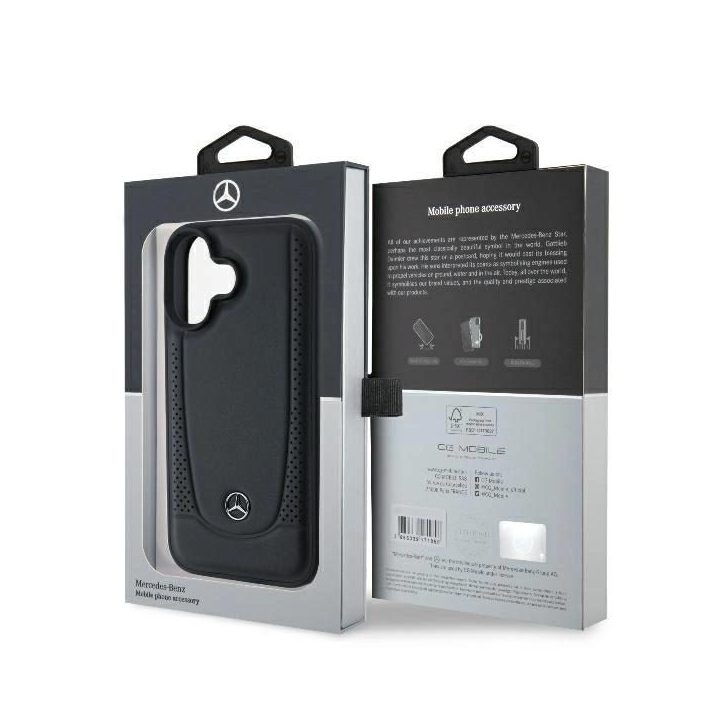 Mercedes“ odinis Urban“ telefono dėklas iPhone 16 Plus“ – juodos spalvos
