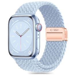 Nailono dirželis Apple Watch 4 / 5 / 6 / 7 / 8 / 9 / SE“ (38 / 40 / 41 mm) – mėlynas