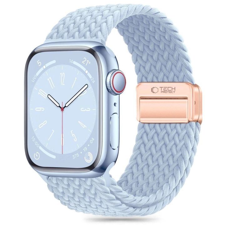 Nailono dirželis Apple Watch 4 / 5 / 6 / 7 / 8 / 9 / SE“ (38 / 40 / 41 mm) – mėlynas