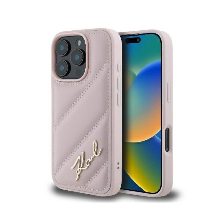 iPhone 16 Pro dėklas - rožinis