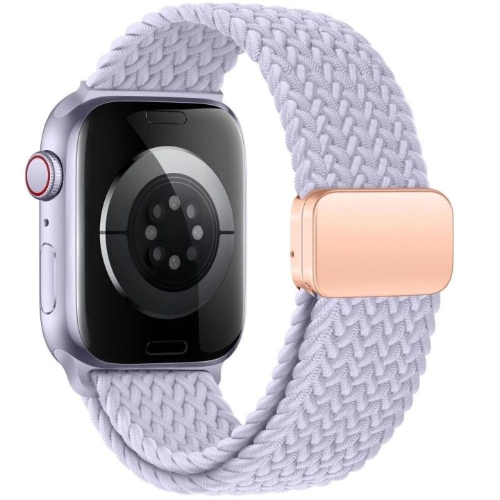 dirželis Apple Watch“ 4 / 5 / 6 / 7 / 8 / 9 / SE (38 / 40 / 41 mm) – violetinis