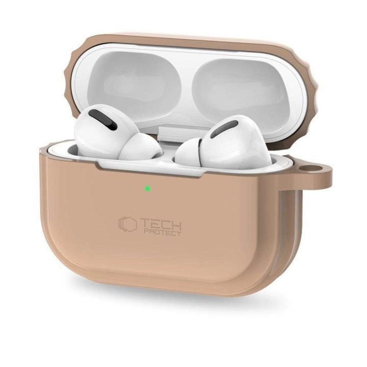 dėklas Apple AirPods Pro 1/2“ – šviesiai rudas