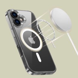 iPhone 16 dėklas – skaidrus
