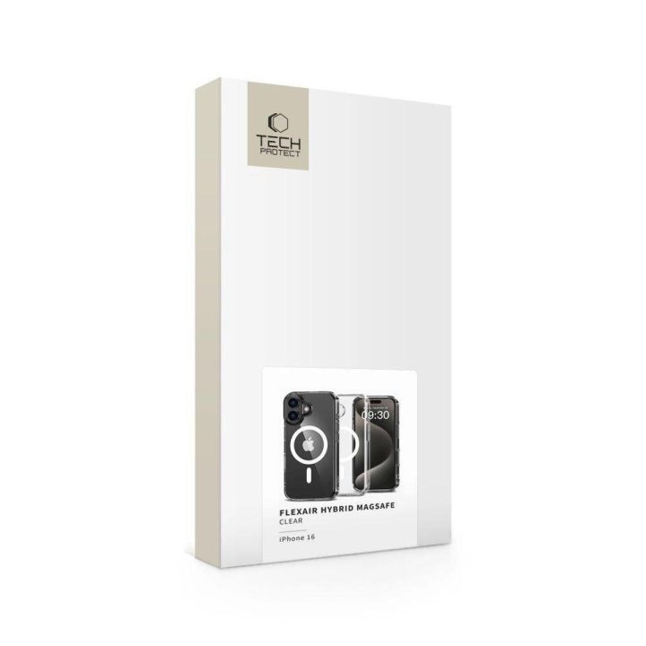 iPhone 16 dėklas – skaidrus