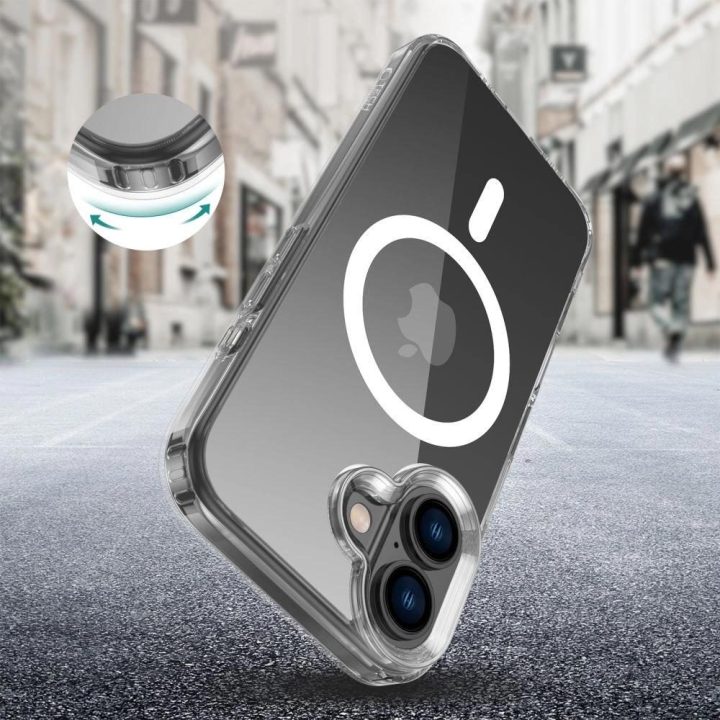 iPhone 16 dėklas – skaidrus