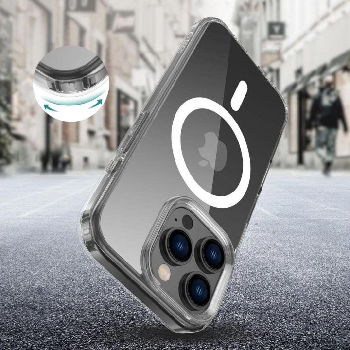 dėklas iPhone 16 Pro“ telefonui – skaidrus