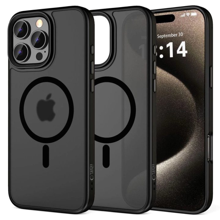 iPhone 16 Pro dėklas – juodas