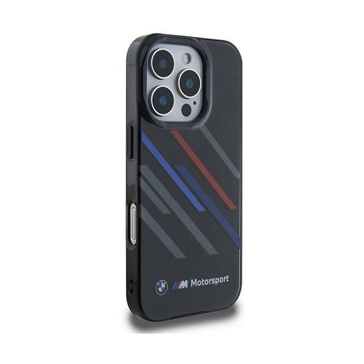 BMW Motosport IML iPhone 16 Pro“ dėklas – juodas