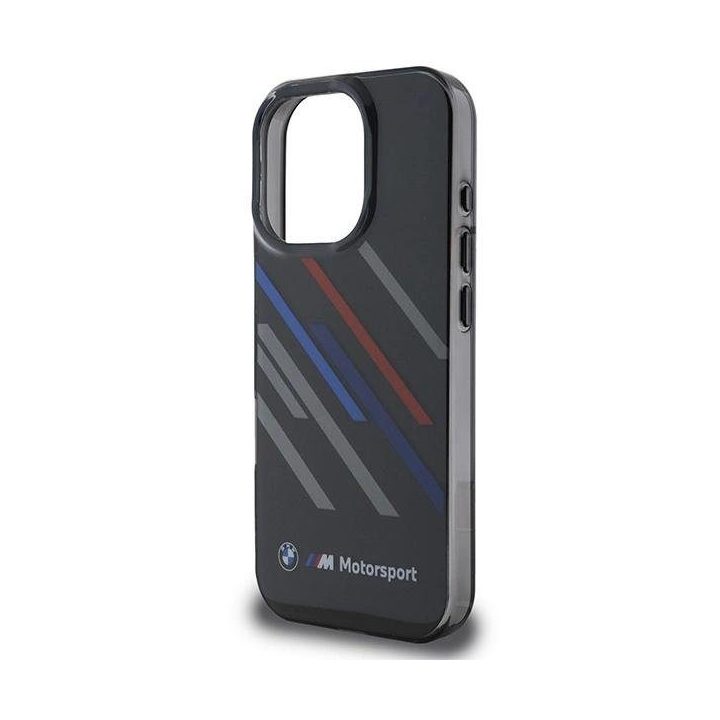 BMW Motosport IML iPhone 16 Pro“ dėklas – juodas