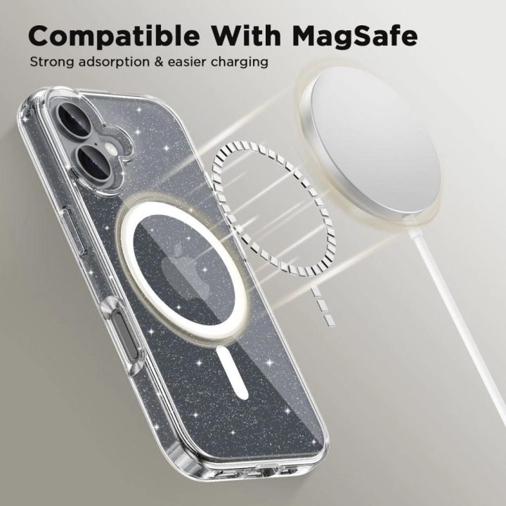 iPhone 16“ dėklas – skaidrus