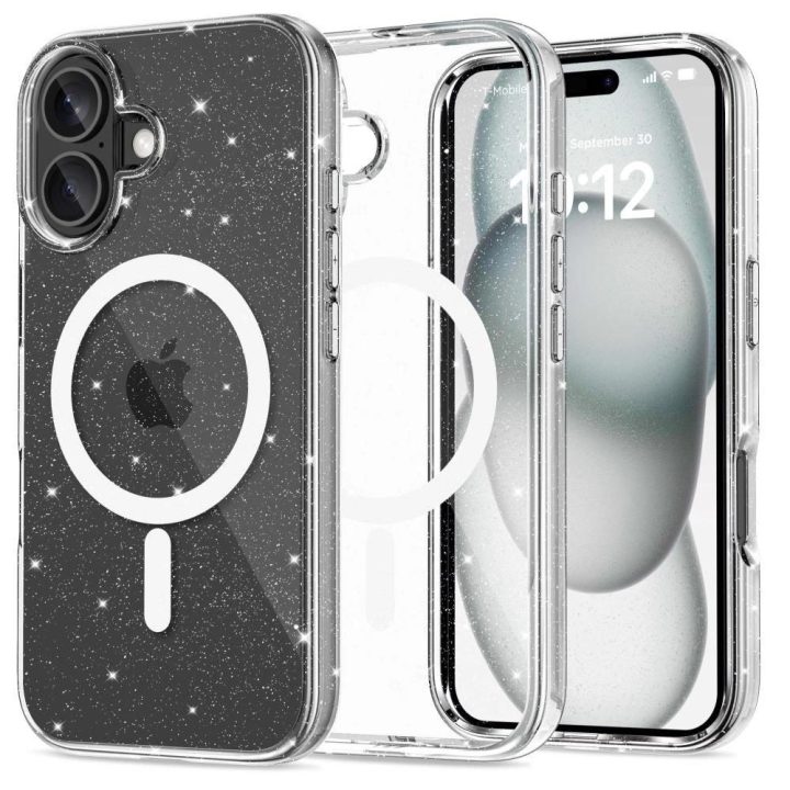 iPhone 16“ dėklas – skaidrus