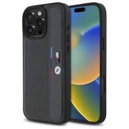 BMW M dėklas iPhone 16 Pro - Tamsiai pilka
