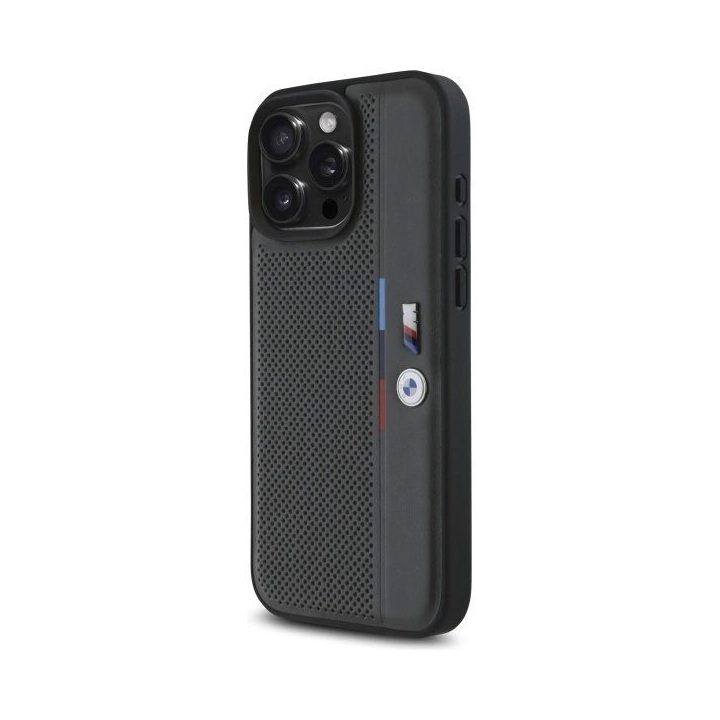 BMW M dėklas iPhone 16 Pro - Tamsiai pilka