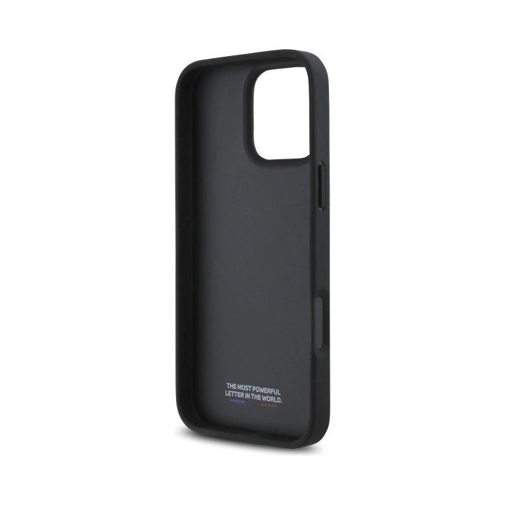 BMW M dėklas iPhone 16 Pro - Tamsiai pilka