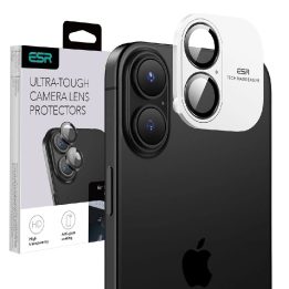 grūdintas stiklas iPhone 16“ / 16 Plus“ kamerai – juodas