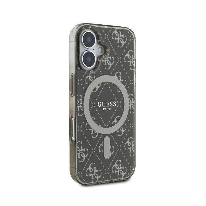 Telefonas Guess IML 4G, skirtas MagSafe iPhone 16 Plus - rudas