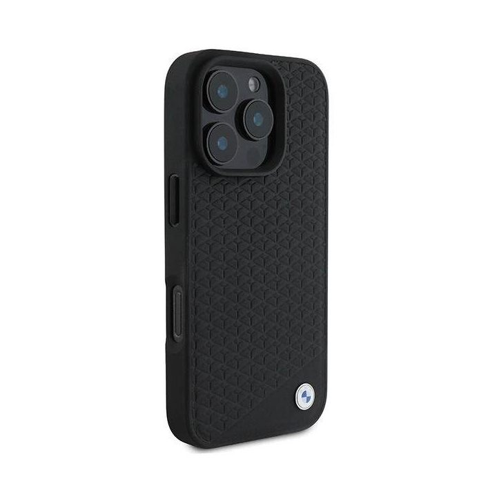 BMW“ odinis metalinis “ dėklas iPhone 16 Pro Max“ – juodas