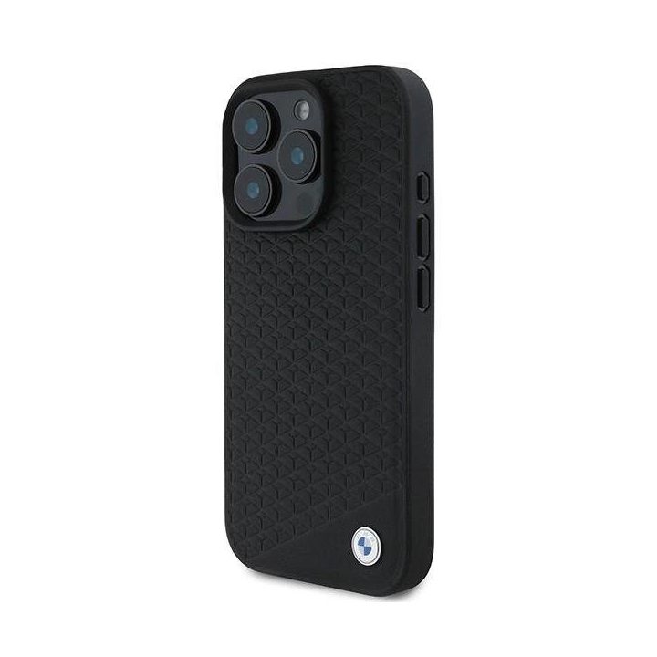 BMW“ odinis metalinis “ dėklas iPhone 16 Pro Max“ – juodas