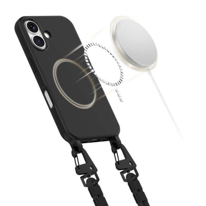 iPhone 16“ dėklas – juodas