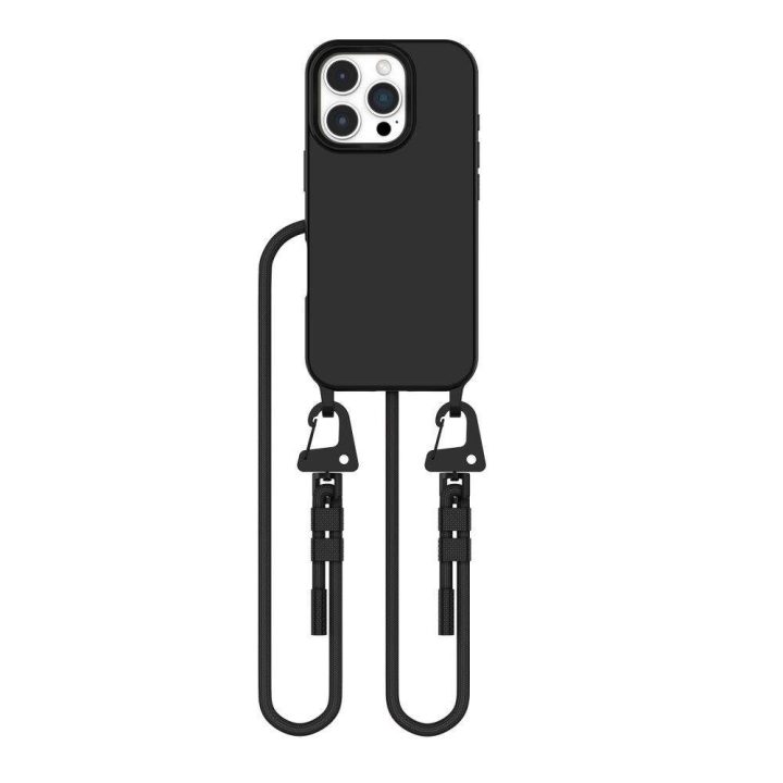 dėklas iPhone 16 Pro Max“ – juodos spalvos