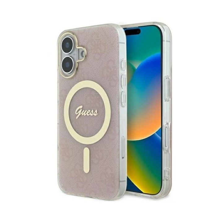 iPhone 16 dėklas - rausvas