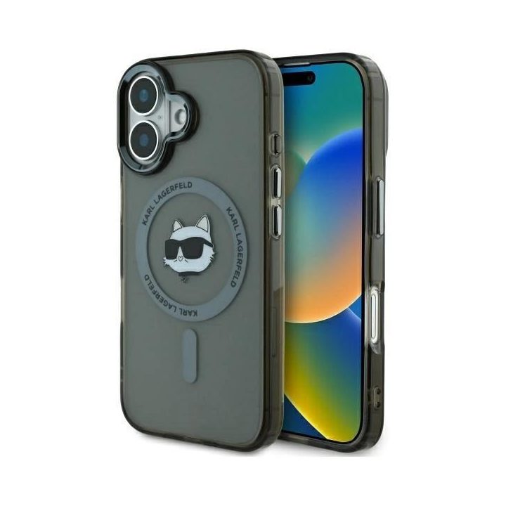 iPhone 16“ dėklas – juodos spalvos