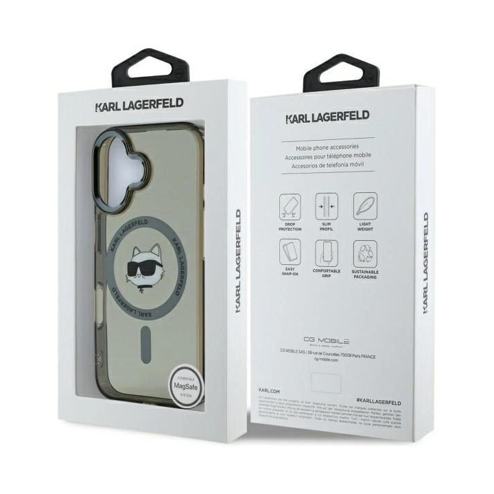 iPhone 16“ dėklas – juodos spalvos