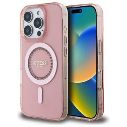 iPhone 16 Pro dėkliukas rausva spalva