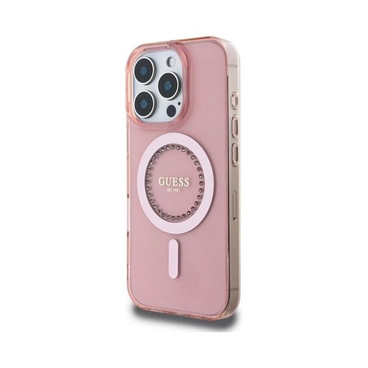 iPhone 16 Pro dėkliukas rausva spalva