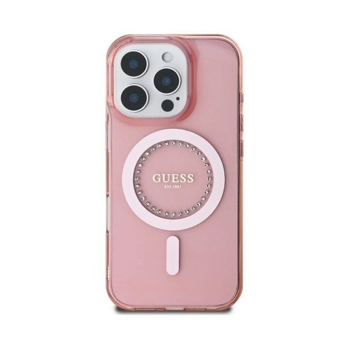 iPhone 16 Pro dėkliukas rausva spalva