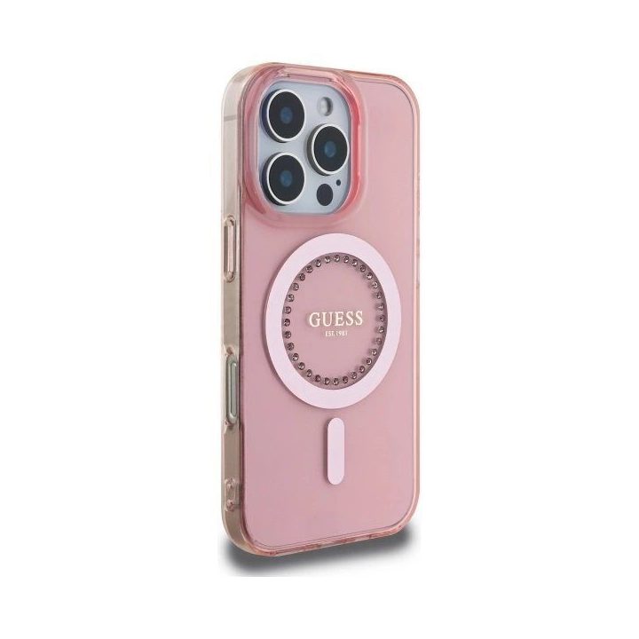 iPhone 16 Pro dėkliukas rausva spalva