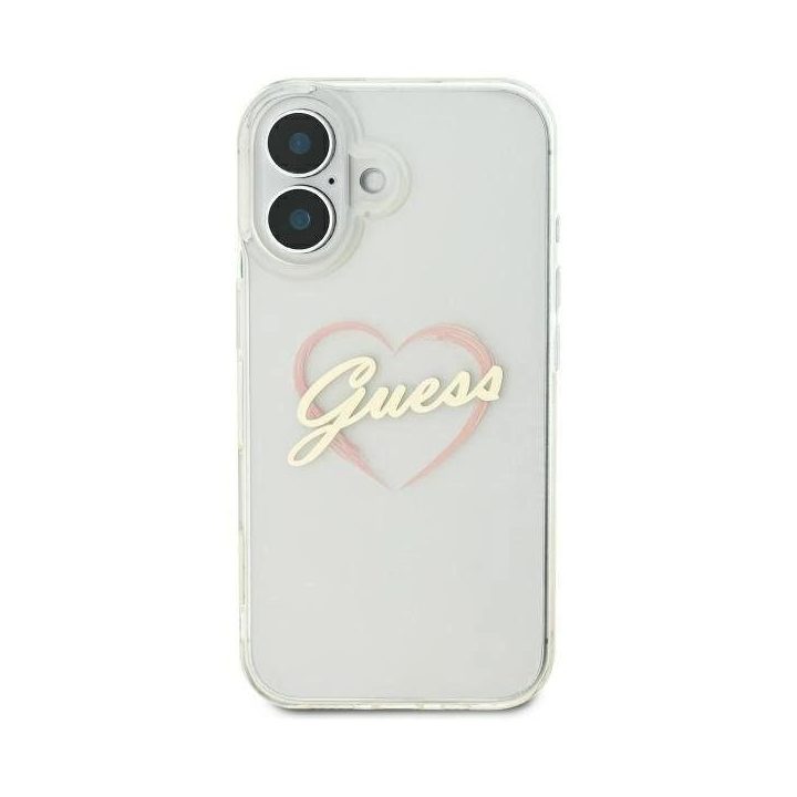 Guess IML dėklas iPhone 16 plus“ – permatomas