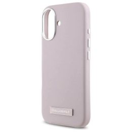 iPhone 16 dėklas - rausvos spalvos