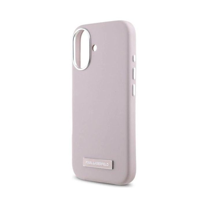 iPhone 16 dėklas - rausvos spalvos